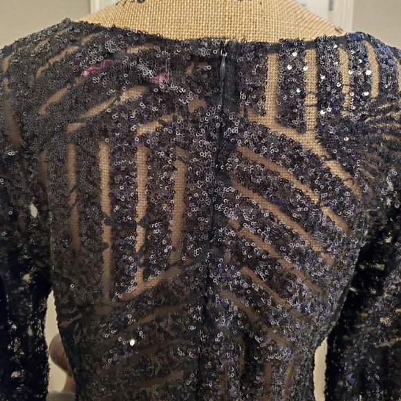 Sequince Black Cocktail Dress - Picture 2 of 7